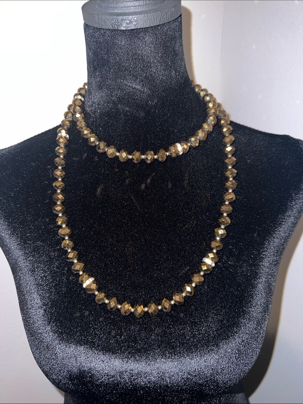 Jones New York Gold Faceted Bead Necklace Set